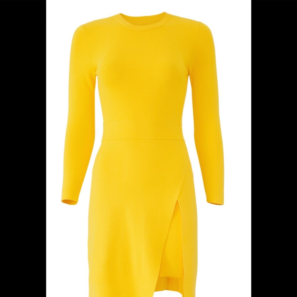 A.L.C. Yellow Hadley Dress M